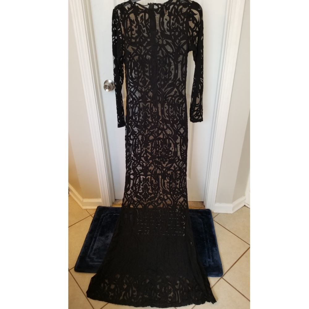 Sexy See-Through Henna Dress